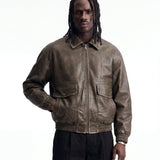 BLOCKBUSTER LEATHER JACKET - Benevierre