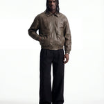 BLOCKBUSTER LEATHER JACKET - Benevierre