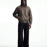 BLOCKBUSTER LEATHER JACKET - Benevierre