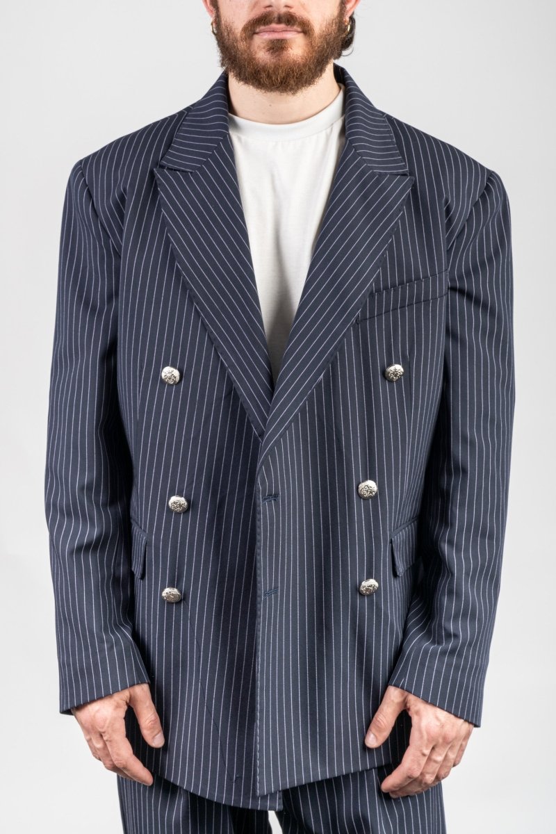 BLUE STRIPES BLAZER - Benevierre