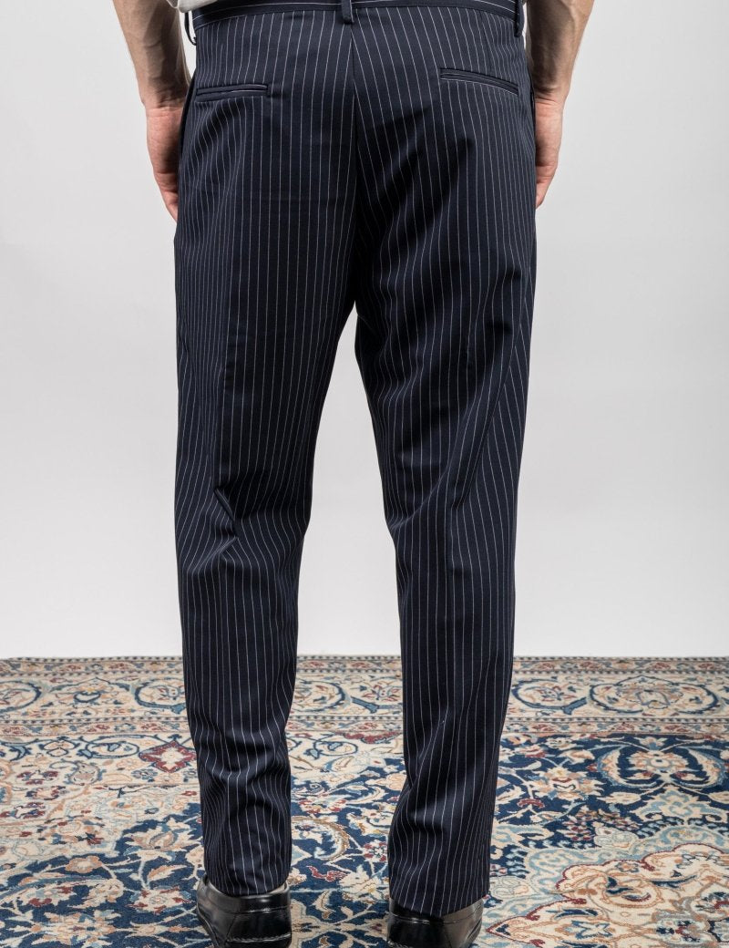 BLUE STRIPES ELEGANT PANT - Benevierre
