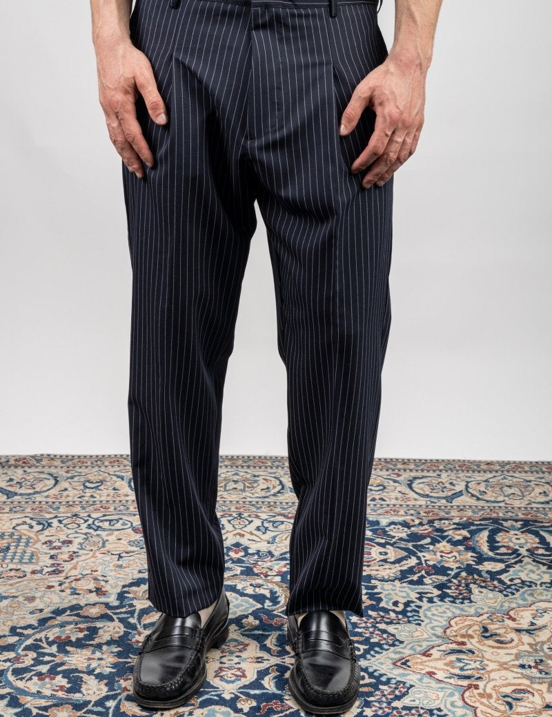 BLUE STRIPES ELEGANT PANT - Benevierre