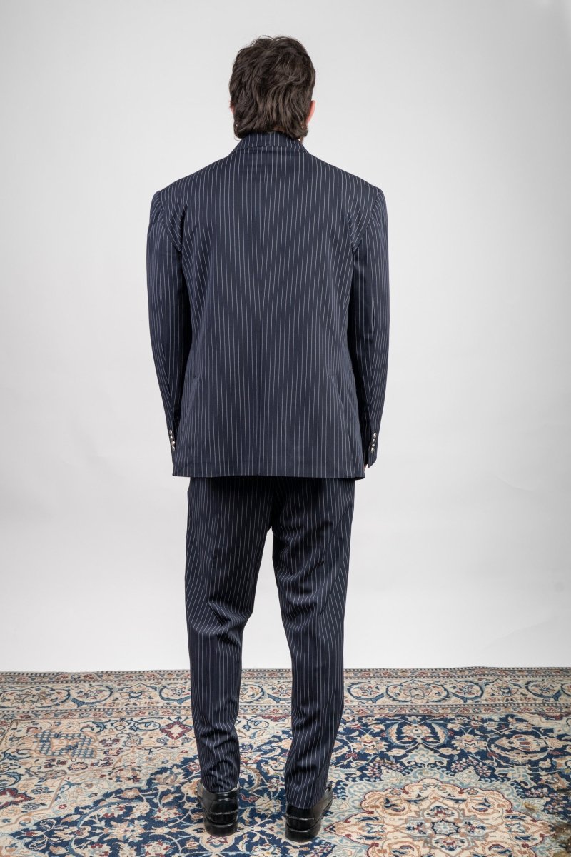 BLUE STRIPES ELEGANT PANT - Benevierre