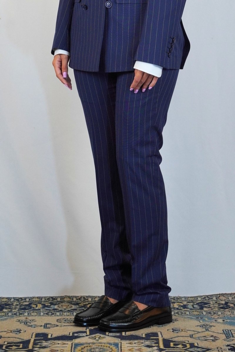 BLUE STRIPES ELEGANT PANT - Benevierre