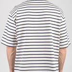 BLUE STRIPES KNITTED T - SHIRT - Benevierre