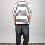 BLUE STRIPES KNITTED T - SHIRT - Benevierre
