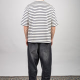 BLUE STRIPES KNITTED T - SHIRT - Benevierre