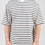BLUE STRIPES KNITTED T - SHIRT - Benevierre