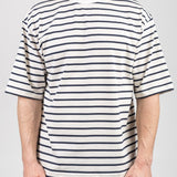 BLUE STRIPES KNITTED T - SHIRT - Benevierre