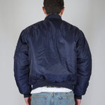 BOMBER BLUE SILVER LOGO - Benevierre