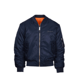 BOMBER BLUE SILVER LOGO - Benevierre