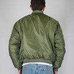 BOMBER GREEN SILVER LOGO - Benevierre