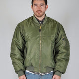 BOMBER GREEN SILVER LOGO - Benevierre