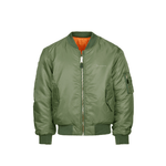 BOMBER GREEN SILVER LOGO - Benevierre
