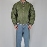BOMBER GREEN SILVER LOGO - Benevierre
