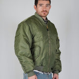 BOMBER GREEN SILVER LOGO - Benevierre