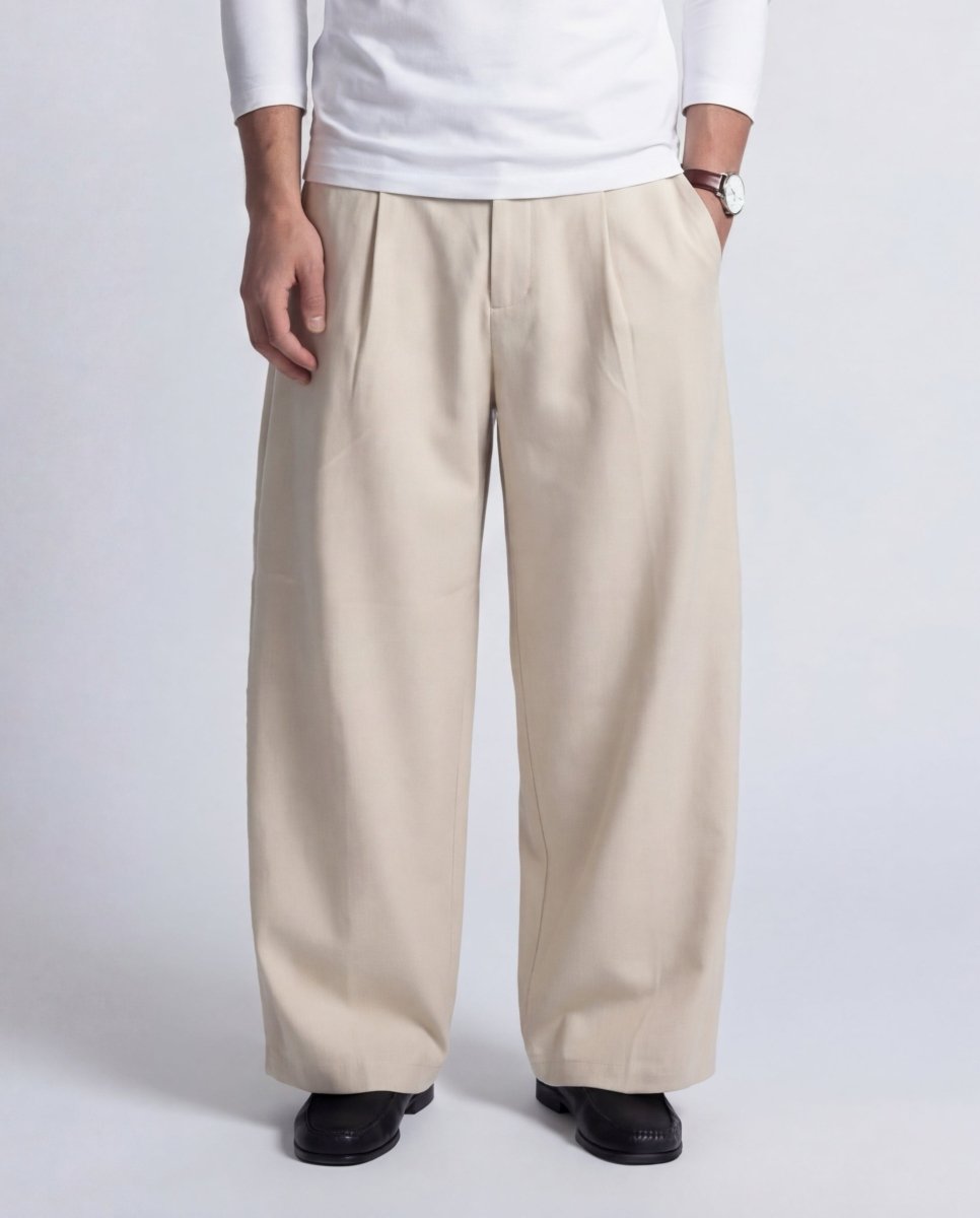 BREEZE OVER PANT BEIGE - Benevierre
