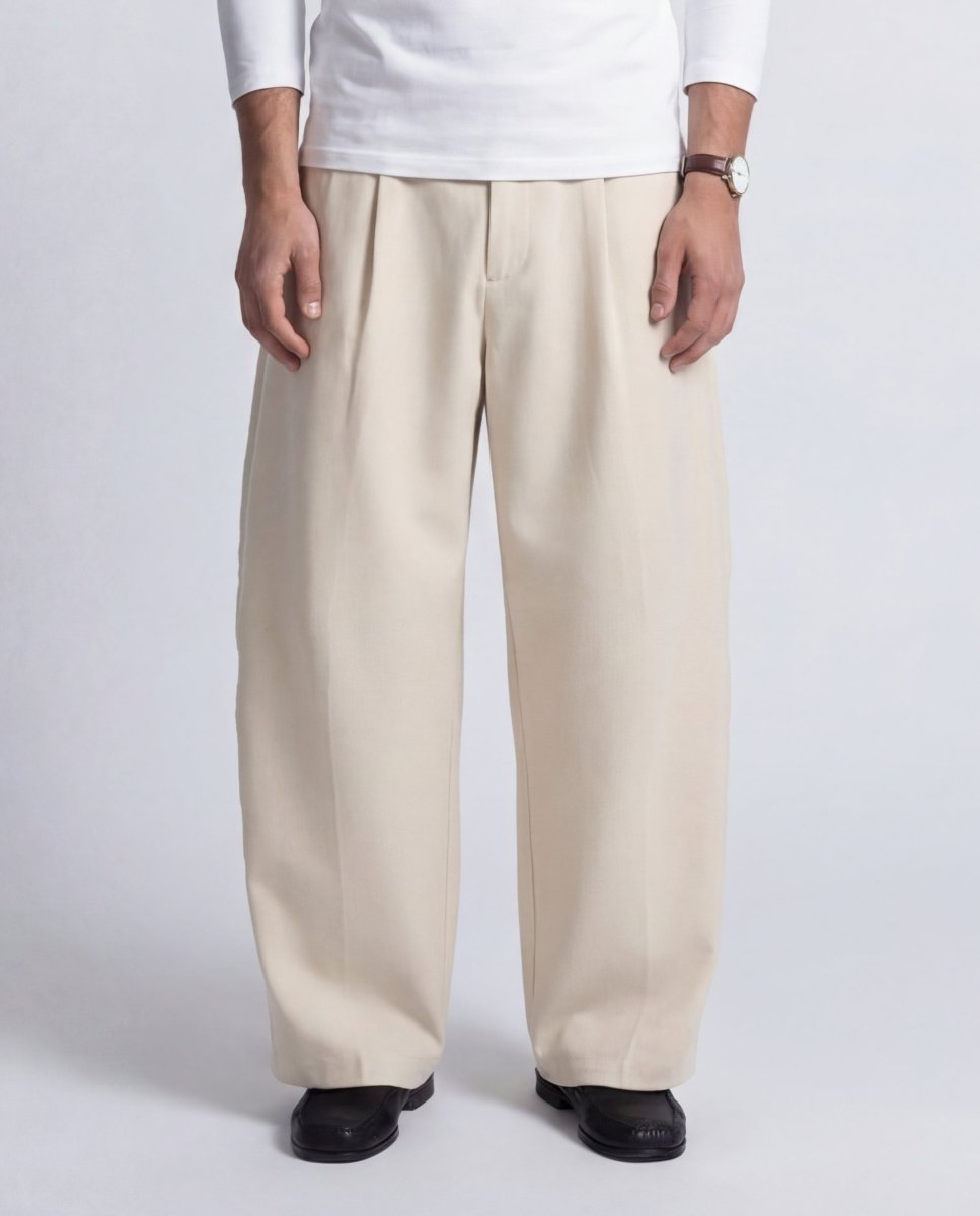 BREEZE OVER PANT BEIGE - Benevierre