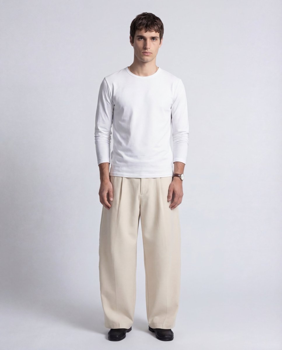 BREEZE OVER PANT BEIGE - Benevierre