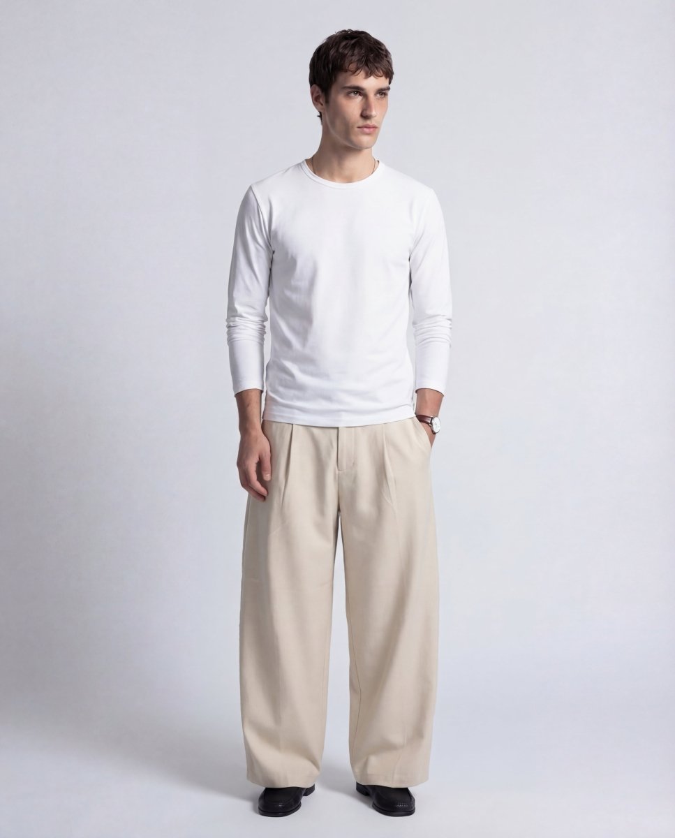 BREEZE OVER PANT BEIGE - Benevierre