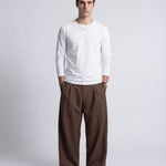 BREEZE OVER PANT BROWN - Benevierre