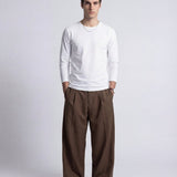 BREEZE OVER PANT BROWN - Benevierre