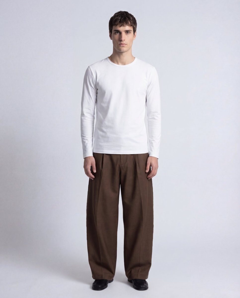 BREEZE OVER PANT BROWN - Benevierre