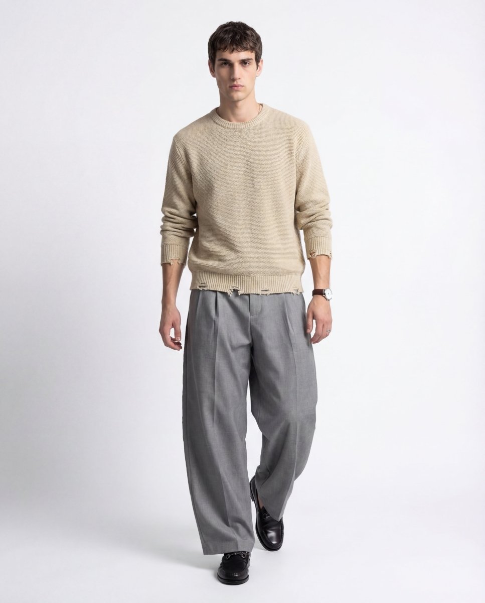 BREEZE OVER PANT GREY - Benevierre