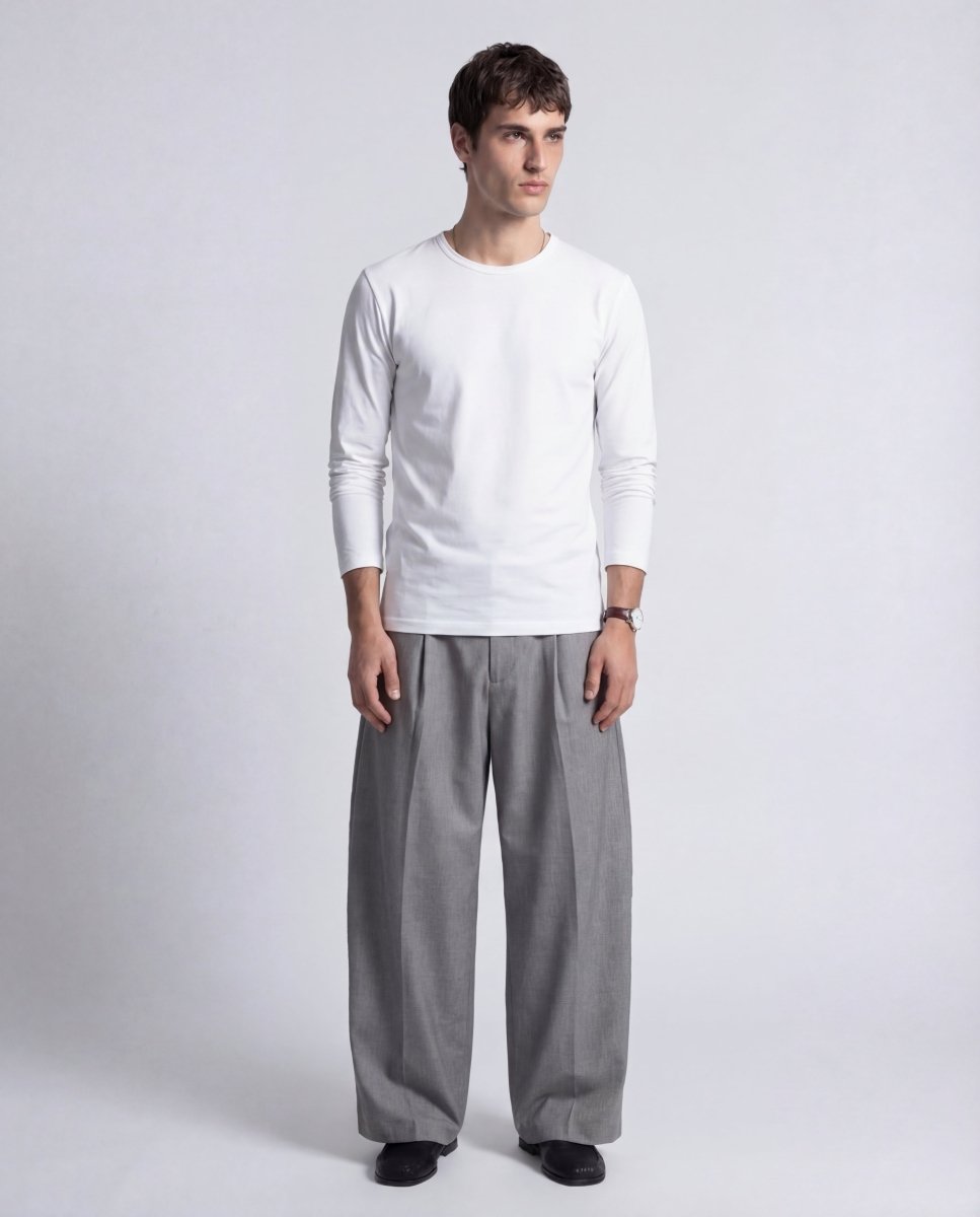 BREEZE OVER PANT GREY - Benevierre