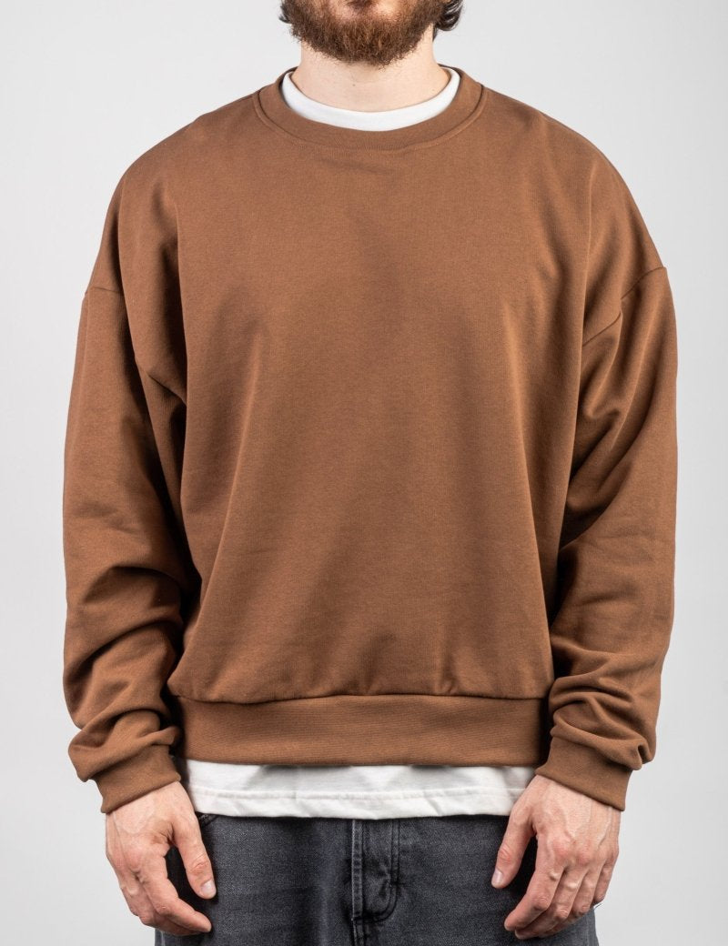 BROWN CREWNECK - Benevierre
