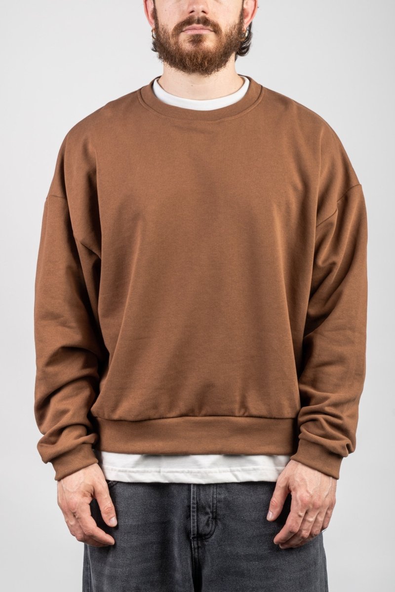 BROWN CREWNECK - Benevierre