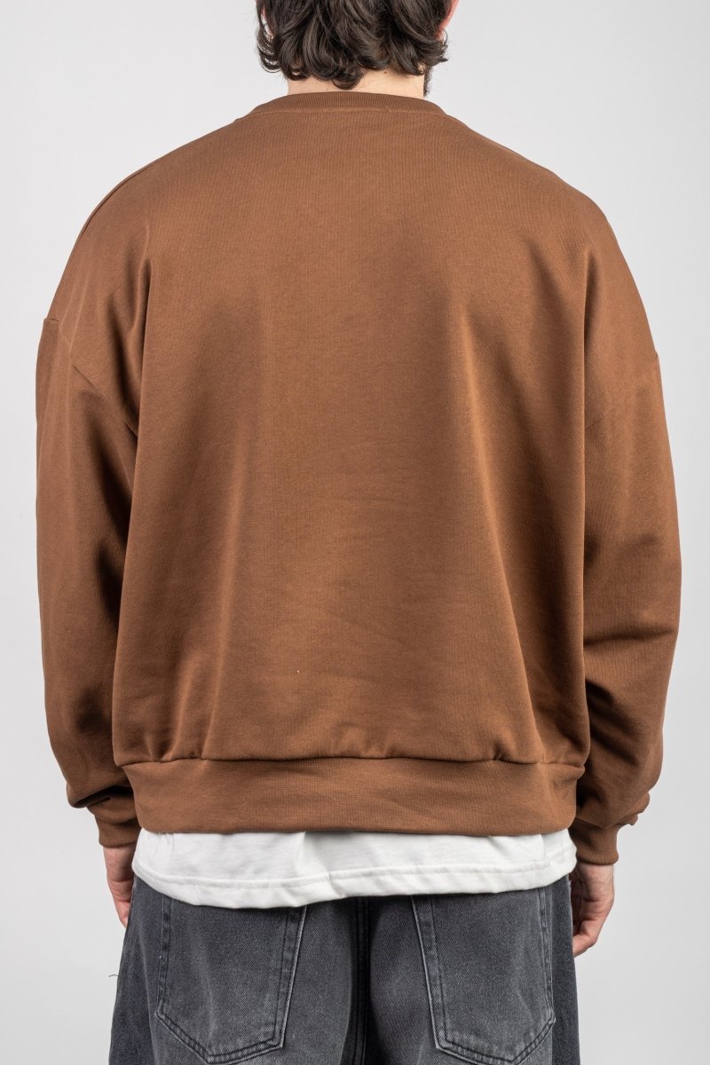 BROWN CREWNECK - Benevierre