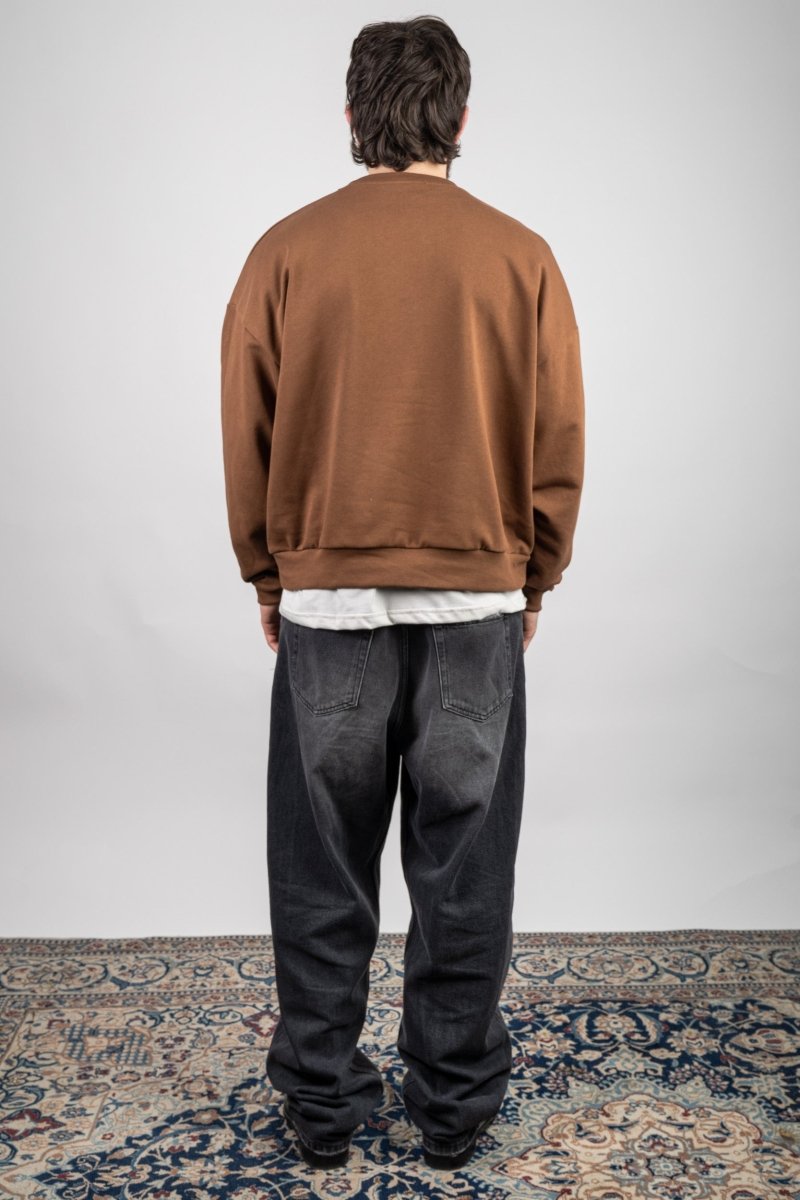 BROWN CREWNECK - Benevierre
