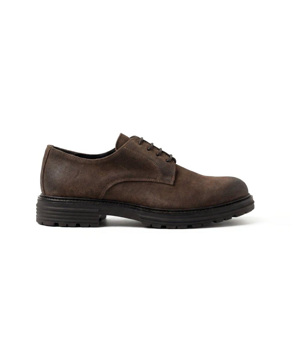 BROWN SUEDE BARON - Benevierre