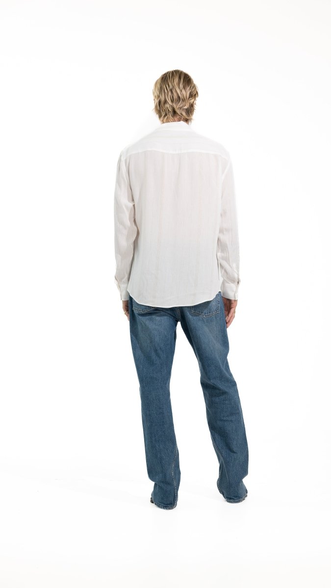 CAMICIA BASIC WHITE STRIPES - Benevierre