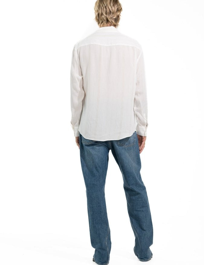 CAMICIA BASIC WHITE STRIPES - Benevierre