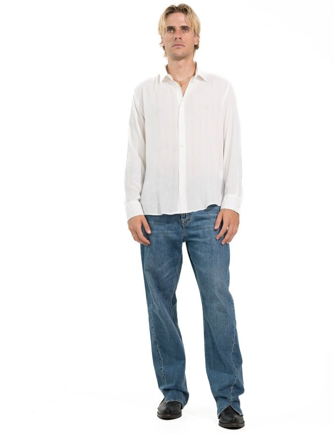 CAMICIA BASIC WHITE STRIPES - Benevierre