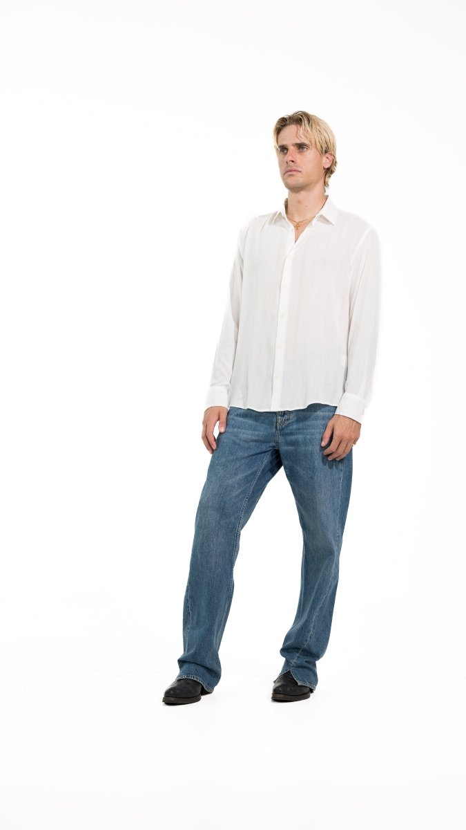 CAMICIA BASIC WHITE STRIPES - Benevierre