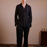 CAMICIA BLACK ANIMALIER - Benevierre