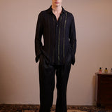 CAMICIA BLACK ANIMALIER - Benevierre