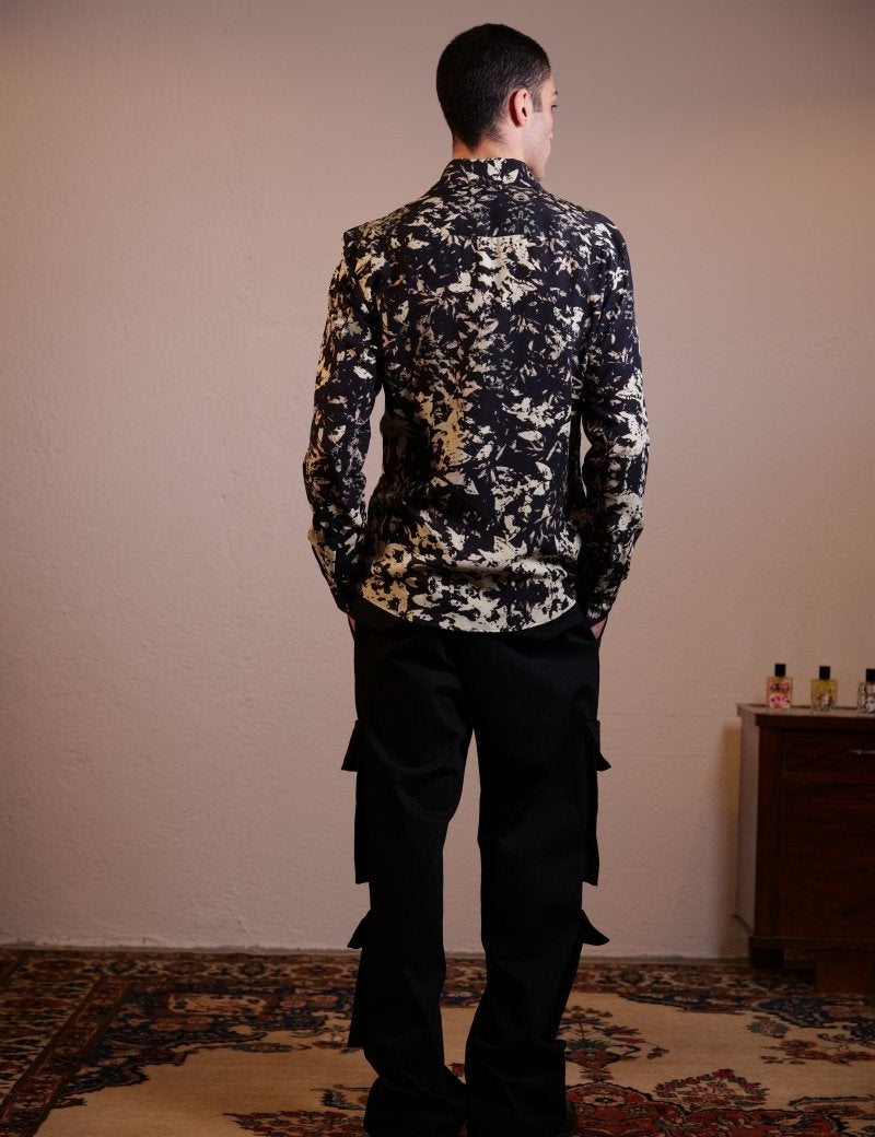 CAMICIA BLACK BOUQUET - Benevierre