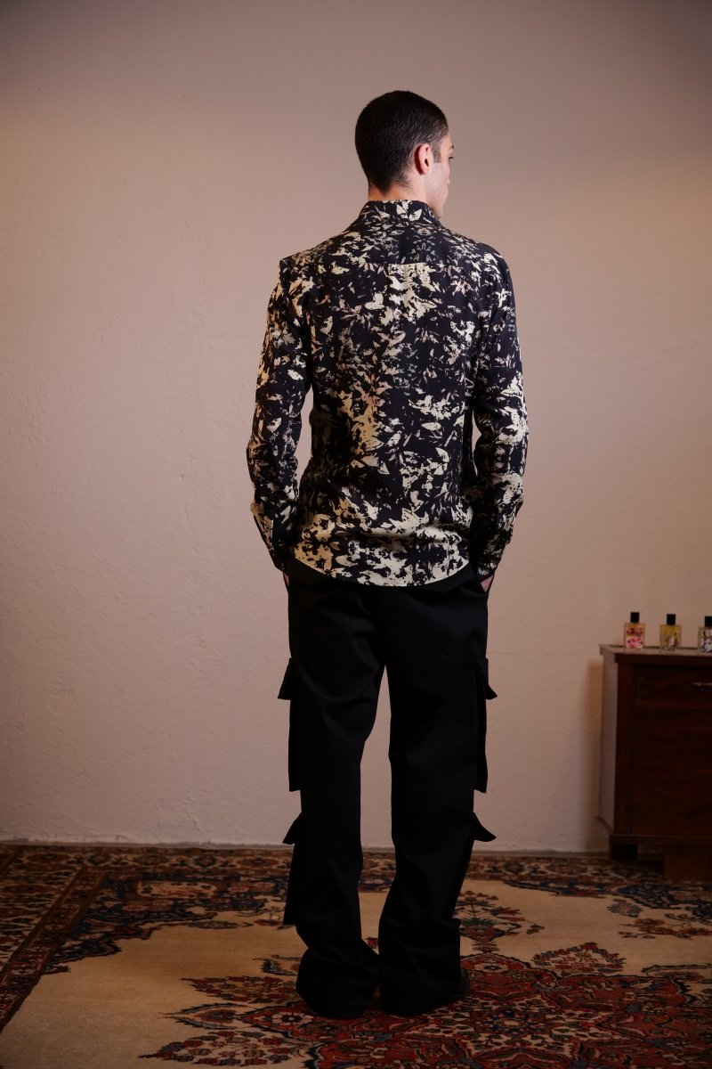 CAMICIA BLACK BOUQUET - Benevierre