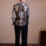 CAMICIA BLACK FLOREAL MIX - Benevierre
