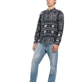 CAMICIA BLACK LONDON PAISLEY - Benevierre