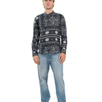 CAMICIA BLACK LONDON PAISLEY - Benevierre