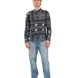 CAMICIA BLACK LONDON PAISLEY - Benevierre