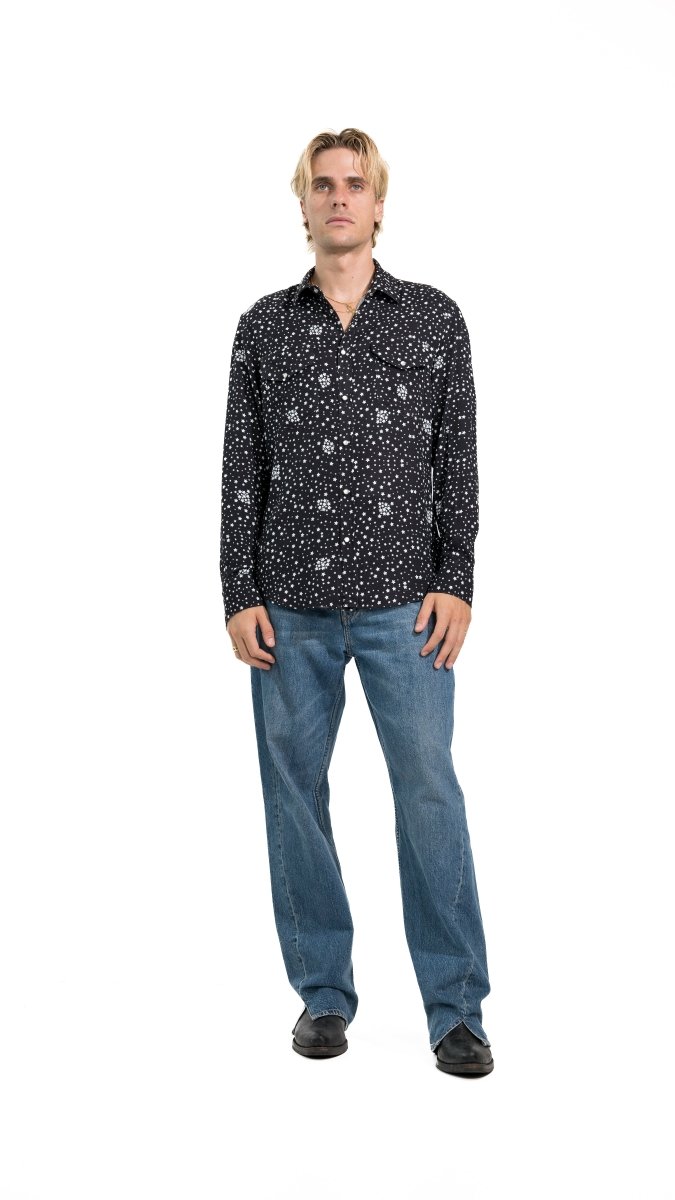 CAMICIA BLACK STARS - Benevierre