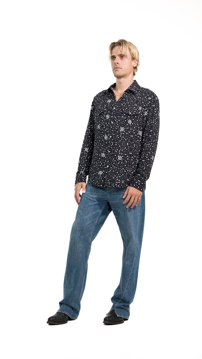 CAMICIA BLACK STARS - Benevierre