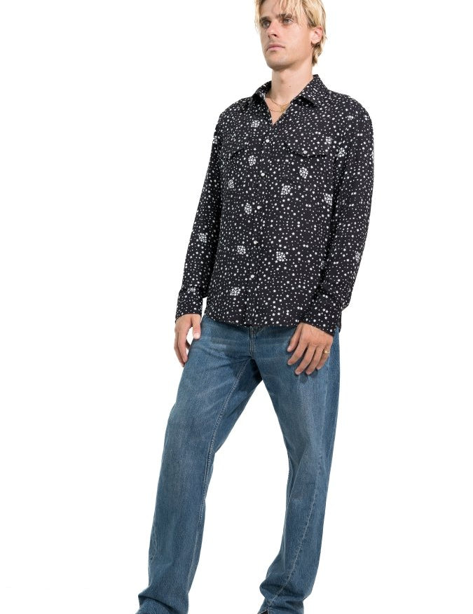 CAMICIA BLACK STARS - Benevierre