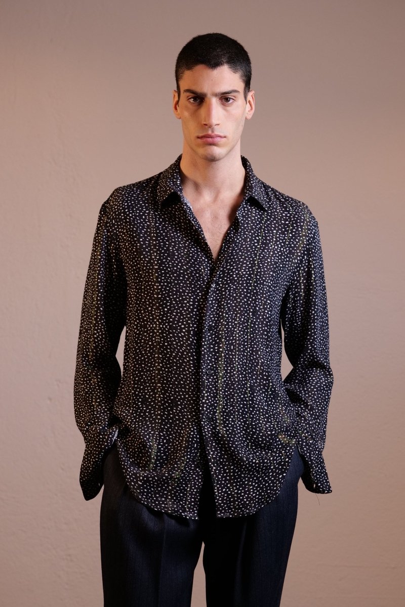 CAMICIA BLACK STRIPES - Benevierre